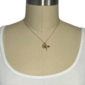 Gold-Tone Dragonfly Necklace- NWOT